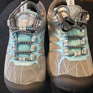Keen Gray and Teal Outdoor Shoes